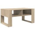 vidaXL Konferenčný stolík Sonoma dub 92 x 53 x 45 cm Kompozitné drevo