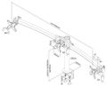 Neomounts FPMA-D700D3/Držák displeje/na stůl/10-27"/svorka/VESA 100X100/nosn. 3x8kg/3 displeje/černý Držák, VESA, stolní, pro 3 ploché monitory, úhloprícka 10"-27", náklon 180°, otácení 103°, rotace 360°, nosnost 24kg, cerný