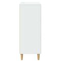 vidaXL Zásuvkový kabinet Biela 66 x 34,5 x 90 cm Kompozitné drevo