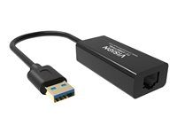 Síťový adaptér - USB 2.0 - Gigabit Ethernet x 1 - černá