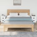 vidaXL Nočné stolíky 2 ks biele 39x39x47,5 cm spracované drevo