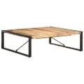 vidaXL Konferenčný stolík 120x120x40 cm, surové mangové drevo