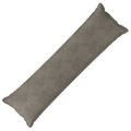 vidaXL Podložka s vankúšom HOUTEN Svetlosivá 40 x 145 cm Zamat