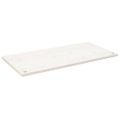 vidaXL Doska stolíka biela 100x55x2,5 cm masívne borovicové drevo