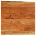 vidaXL Stolová doska 80x80x2,5 cm štvorcová masívna akácia živá hrana