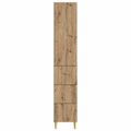 vidaXL Sada skríň 2 ks 33 x 34,5 x 90 cm Kompozitné drevo Dub artisan