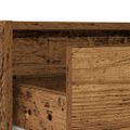 vidaXL TV skrinka s LED svetlami staré drevo 75x35,5x25 cm