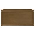 vidaXL Záhradné kvetináče 2ks medovo-hnedé 100x50x50cm borovicový masív
