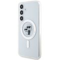Puzdro Karl Lagerfeld pre Samsung Galaxy S24 KLHMS24SHGKCNOT transparentné HC MAGSAFE IML KC