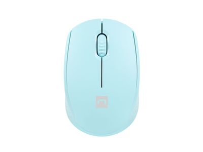 Myš Natec STORK/Kancelárska/Optická/1 600 DPI/Bezdrôtová USB/Modrá