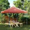 vidaXL Párty stan 292 x 292 x 315 cm Tehlová Oxfordská látka