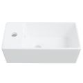 vidaXL Umývadlo biele 48x25x15 cm keramické