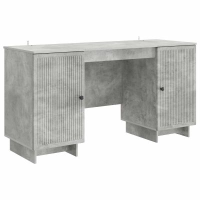 vidaXL Stôl Betónovo sivá Kompozitné drevo 142,5 x 50 x 75 cm