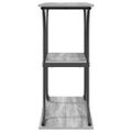 vidaXL Konzolový stôl Sivý Sonoma 101 x 35 x 80,5 cm Kompozitné drevo