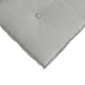vidaXL Poduška na chrbát Svetlosivá 120 x 50 cm Mikrovlákno