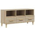 vidaXL TV stolík vo farbe dubu sonoma 102x36x50 cm spracované drevo