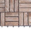vidaXL Podlahové dlaždice 11 ks 30x30 cm recyklovaný masív