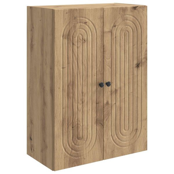 vidaXL Nástenná skrinka Dub artisan 66 x 34,5 x 90 cm Kompozitné drevo