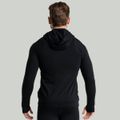 Mikina na zips MERINO I Čierna - STRIX, veľkosť S, veľkosť oblečenia S