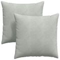 vidaXL Vankúše na pohovku 2 pcs Svetlosivá 80 x 80 cm