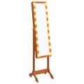vidaXL Voľne stojace zrkadlo s LED 34x37x146 cm