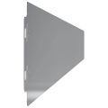 vidaXL Obrubník trávnika 50 ks 10 x 103 cm Pozinkovaná oceľ Strieborná