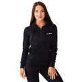 Dámska mikina Zipper Hoodie Black - GymBeam, veľkosť S, 65% bavlna, 35% polyester