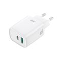 Nabíjačka do siete XO CE29 PD 20W 1x USB-C 1x USB biela
