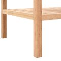 vidaXL Poličkový regál do kúpeľne z orechového dreva 100x40x65 cm