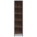 vidaXL skrinka na knihy Hnedý dub 40x35x170,5 cm Drevo