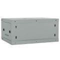 vidaXL Sieťový kabinet s úložiskom Sivá 60 x 35 x 28 cm Oceľ