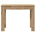 vidaXL Stôl dub artisan 100x45x75 cm kompozitné drevo