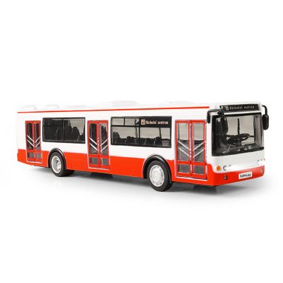 Autobus ktorý hlási zastávky česky 28 cm