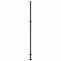 vidaXL Záhradná brána čierna 100x200 cm oceľový vlnitý dizajn
