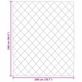 vidaXL Letná prikrývka 240 x 200 cm Leto 200 gsm Čierna a taupe