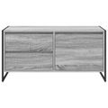 vidaXL TV skrinka 100 x 36 x 49.5 cm Sivý Sonoma Kompozitné drevo