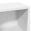 vidaXL Skrinky na CD 2 ks, biele 21x16x93,5 cm, kompozitné drevo