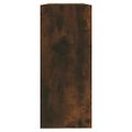 vidaXL Knižnica/deliaca stena tmavý dub 100x30x72 cm