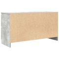 TV skrinka vidaXL Betónová sivá 100x35x54 cm Konštrukcia dreva