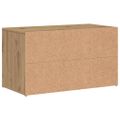vidaXL Hall Lavica 80x40x45 cm Artisan Oak Engineered Wood