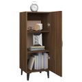 vidaXL Komoda hnedý dub 34,5x34x90 cm spracované drevo