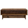 vidaXL Konferenčný stolík Staré drevo 100 x 46 x 35 cm