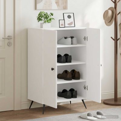 vidaXL Skriňa na topánky BREDA 59,5 x 39,5 x 90 cm Kompozitné drevo