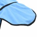 vidaXL Plášť pre kone Plný aqua 125 cm Polyesterová fleecová tkanina