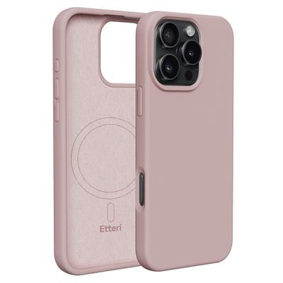 Etteri Silicone Mag case pre iPhone 16 Pro Max 6,9" svetloružová