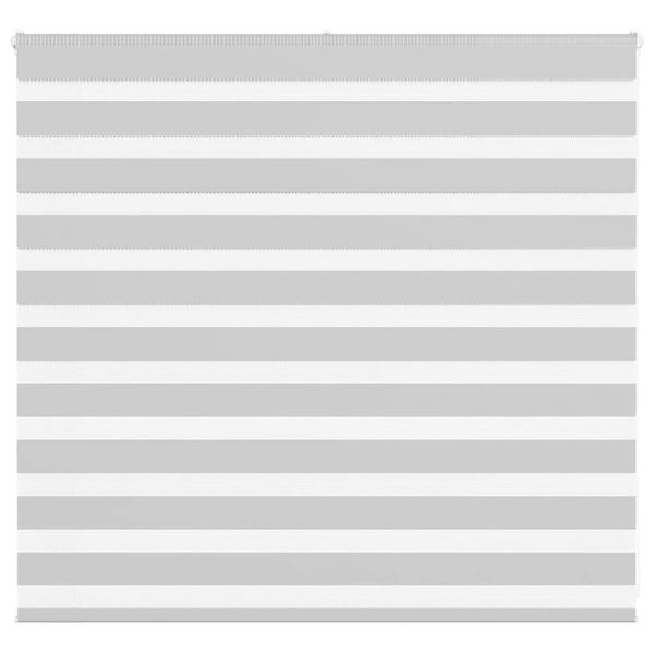 vidaXL Zebra roleta svetlosivá 165x100cm šírka látky 160,9cm polyester