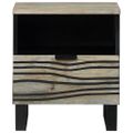 vidaXL Nočný stolík 2 ks Biela 40 x 33 x 46 cm Kompozitné drevo