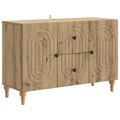 vidaXL TV skrinka Dub artisan 89 x 34,5 x 60 cm Kompozitné drevo