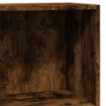 vidaXL Knižnica dymový dub 40x24x76 cm kompozitné drevo