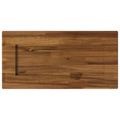 vidaXL Obdĺžnikový stôl 90 x 50 x 3,5 cm Obdĺžnikový Prírodná